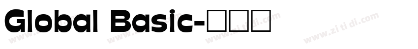 Global Basic字体转换